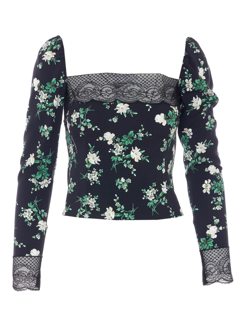 بلوزة سوداء من دولتشي آند غابانا