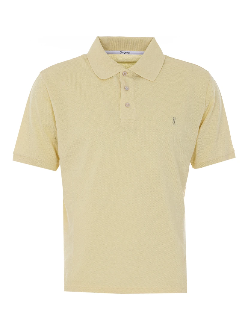 Saint Laurent  T-shirts and Polos Yellow
