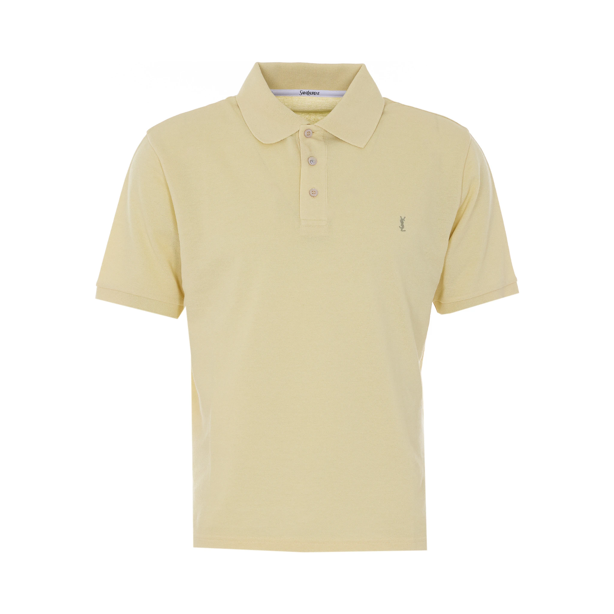 Saint Laurent T-shirts and Polos Yellow