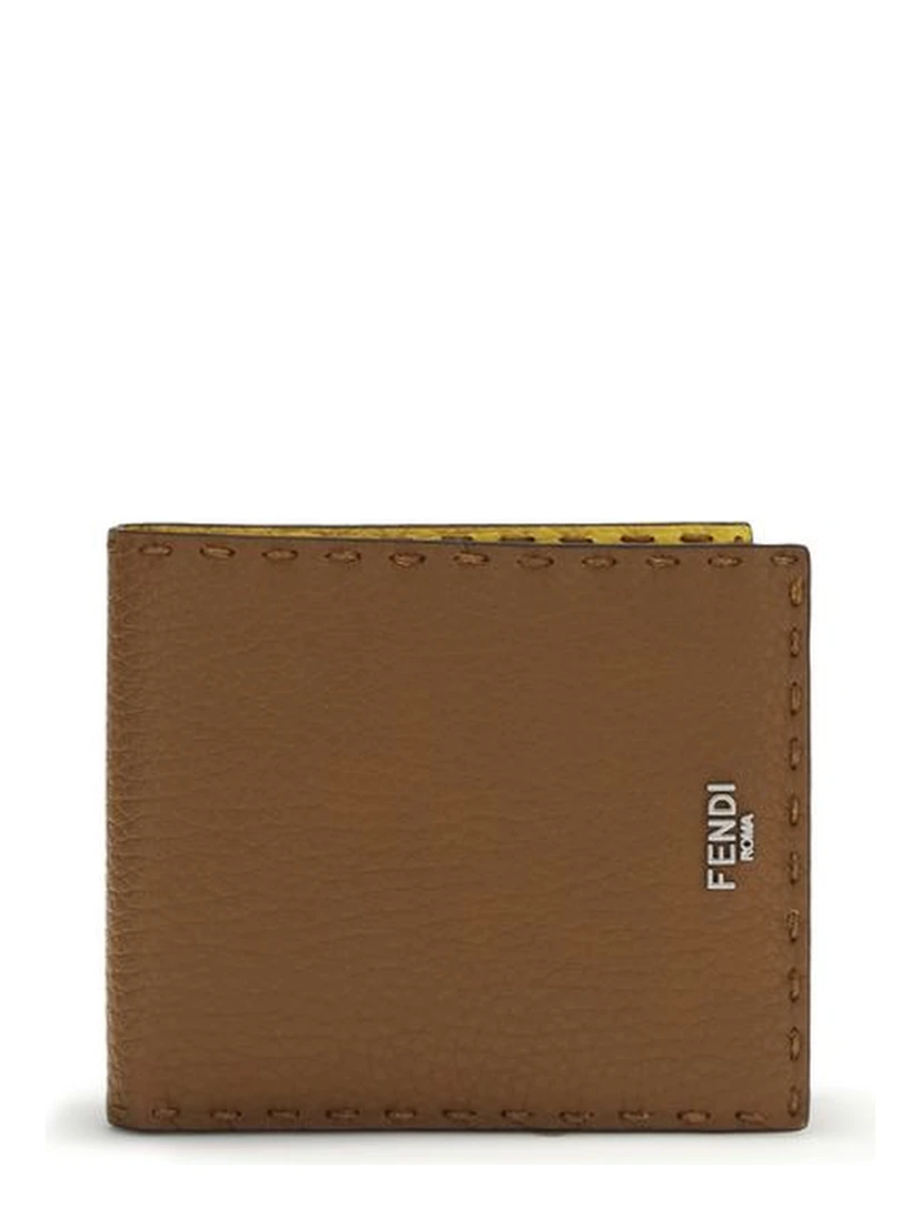 Brown Calf Leather Bos Taurus Wallet