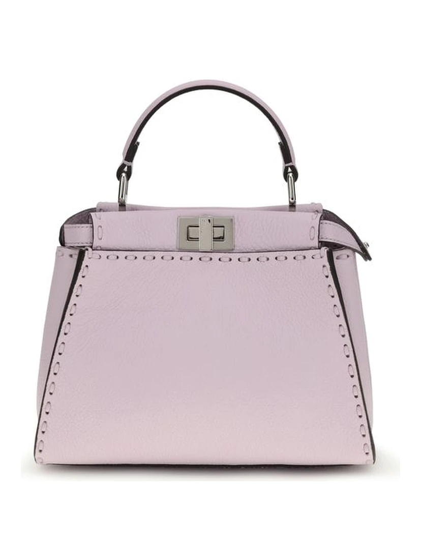 Purple Calf Leather Bos Taurus Shoulder Bag