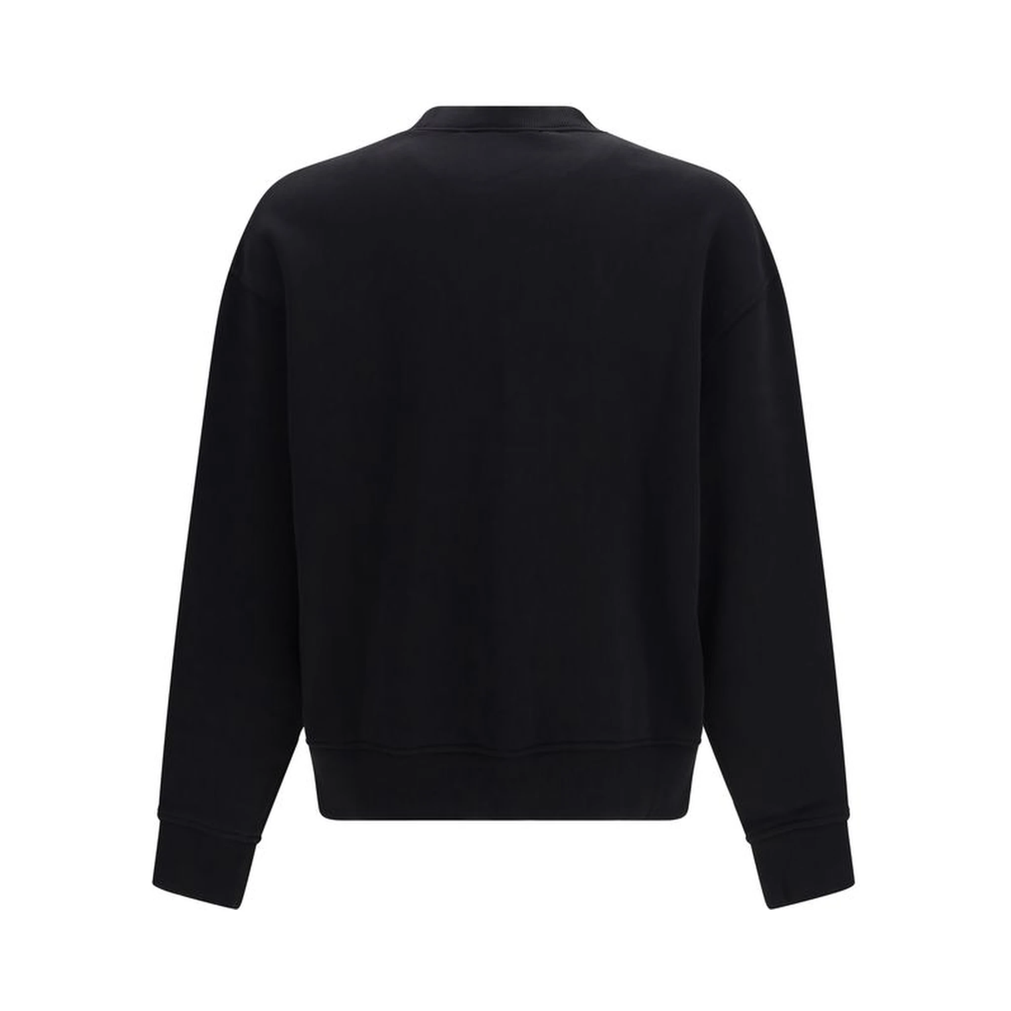 Black Cotton Sweatshirt
