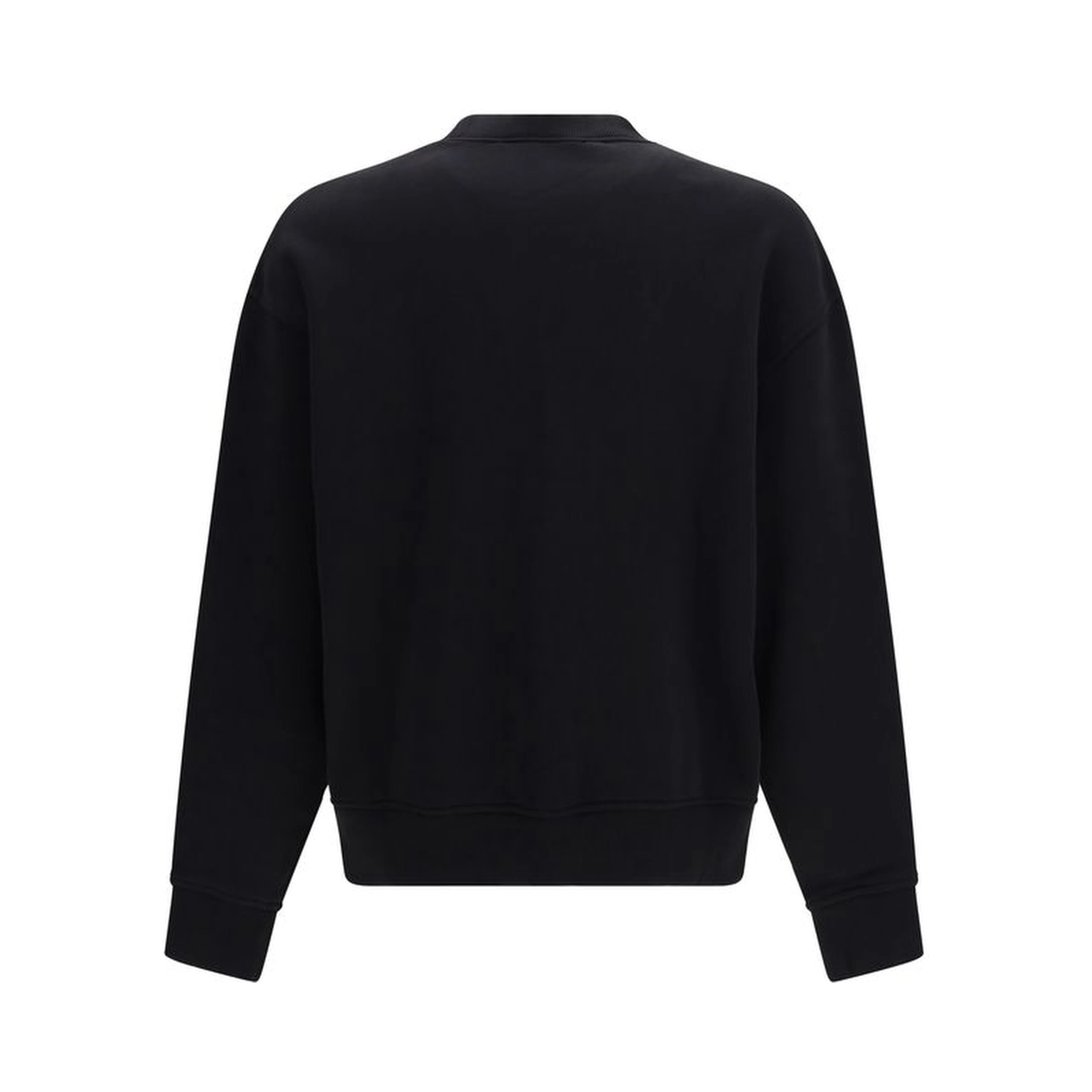 Black Cotton Sweatshirt