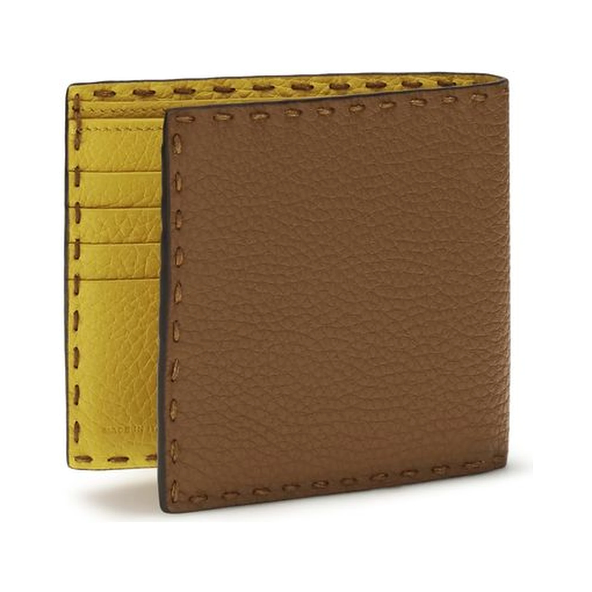 Brown Calf Leather Bos Taurus Wallet