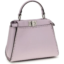 Purple Calf Leather Bos Taurus Shoulder Bag