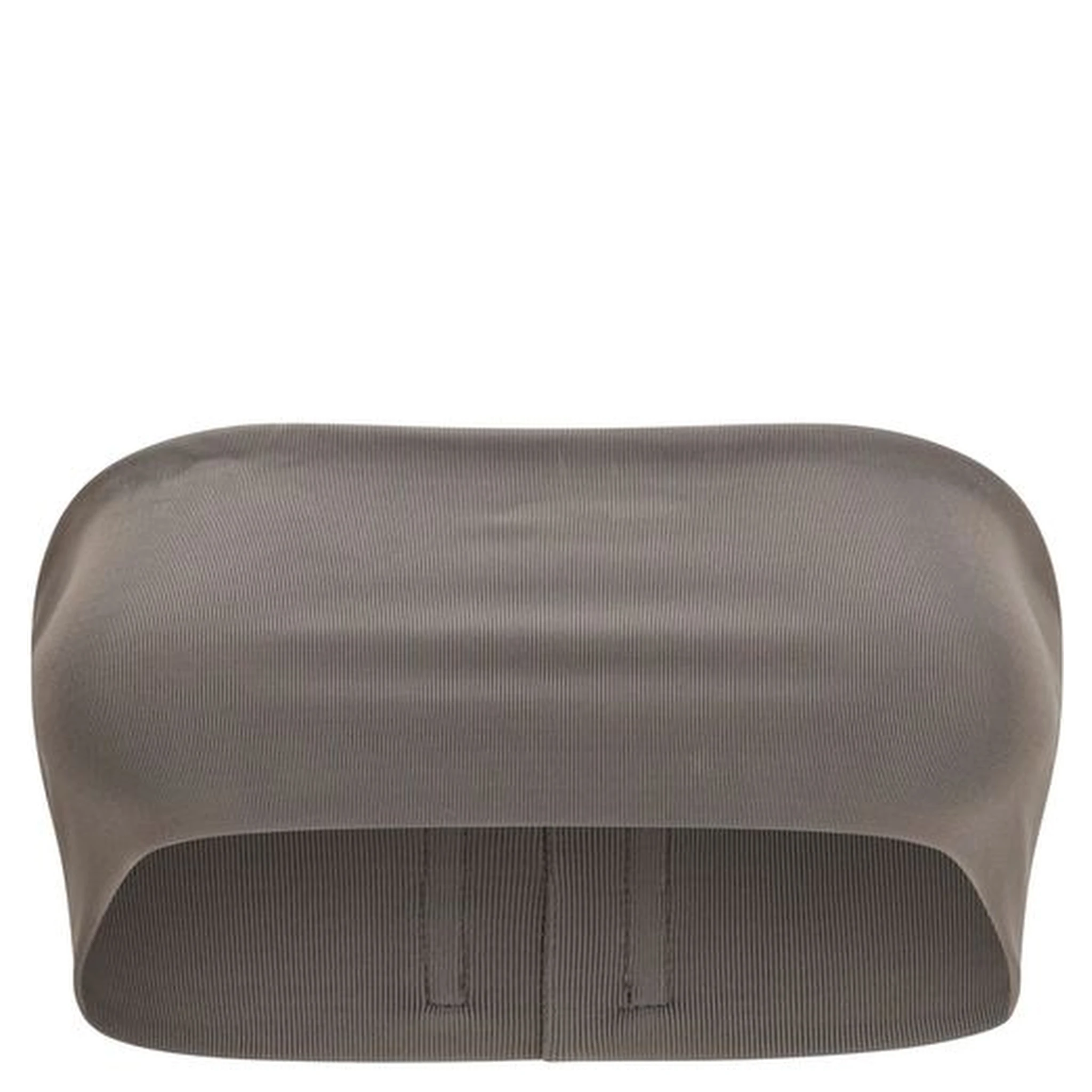 Gray Viscose Sleeveles T-Shirt