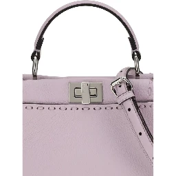 Purple Calf Leather Bos Taurus Shoulder Bag