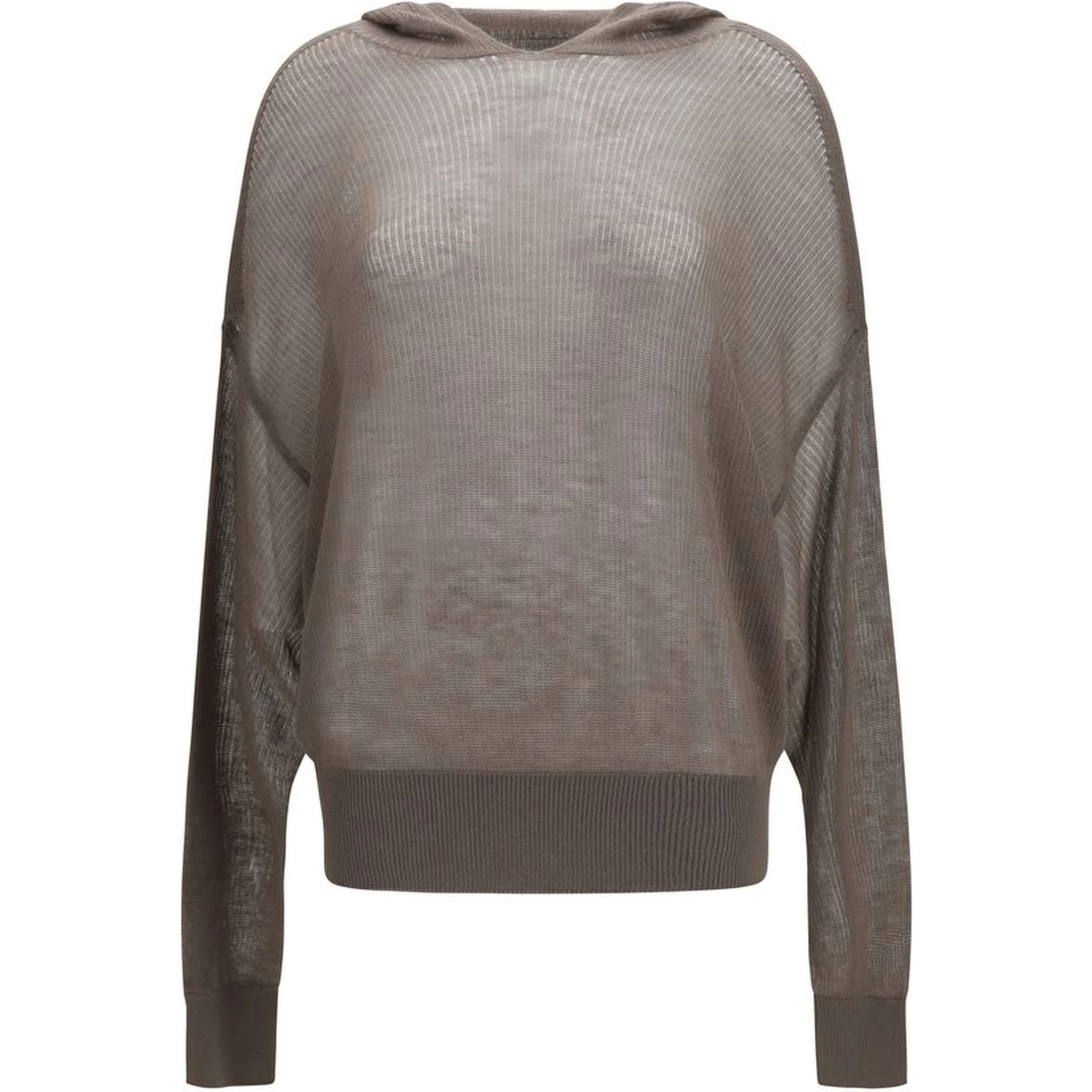 Gray Cashmere Hoodie
