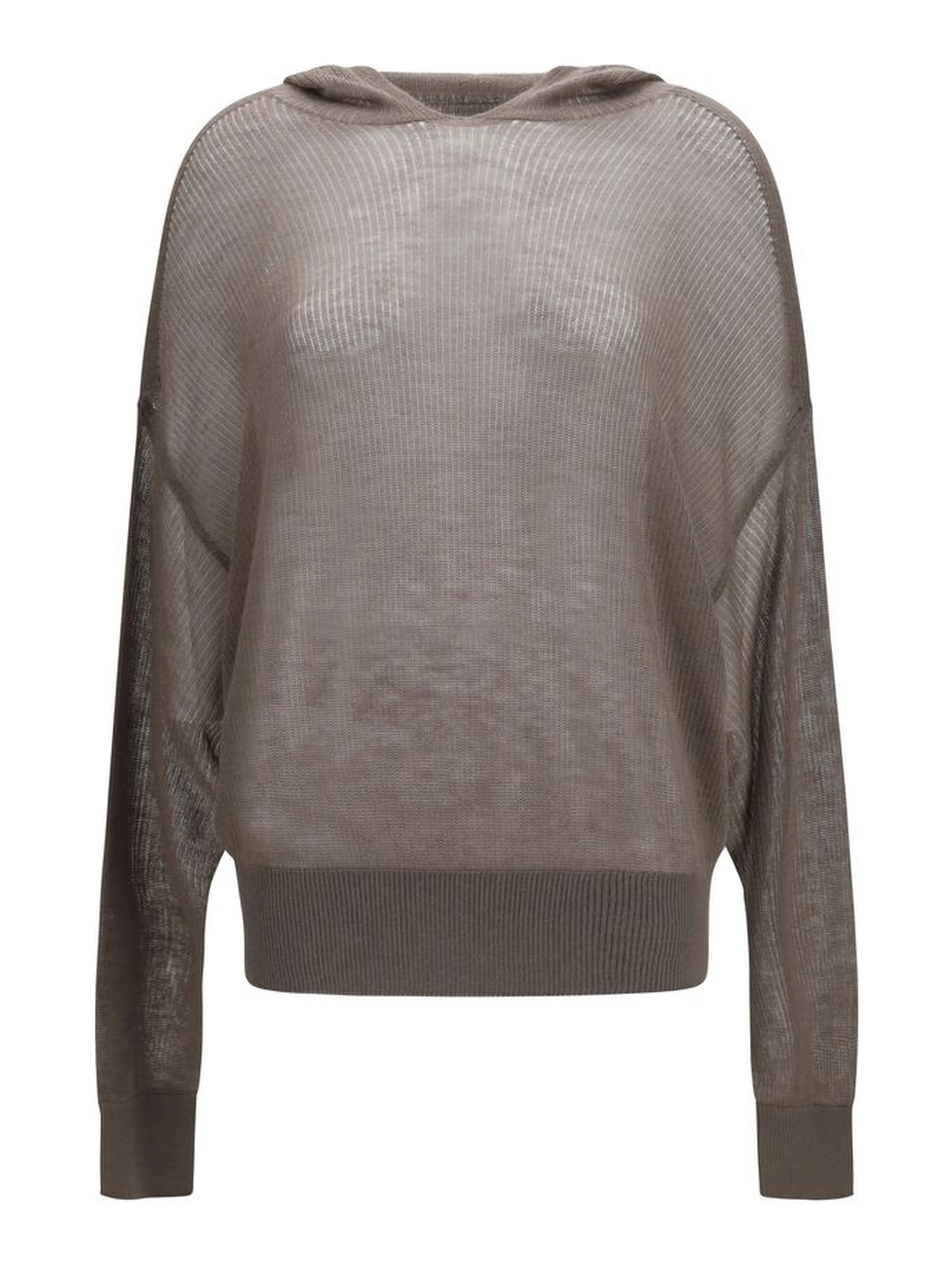 Gray Cashmere Hoodie