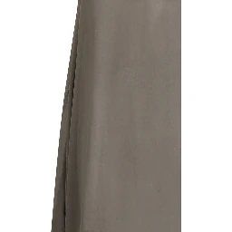 Gray Silk Casual Dress