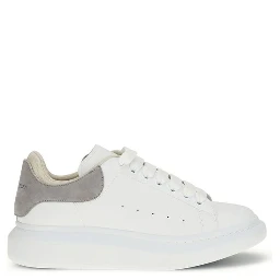 White Calf Leather Bos Taurus Chunky Sneakers