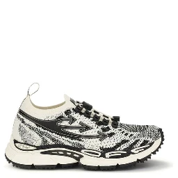 Multicolor Polyethylene Athletic Sneakers