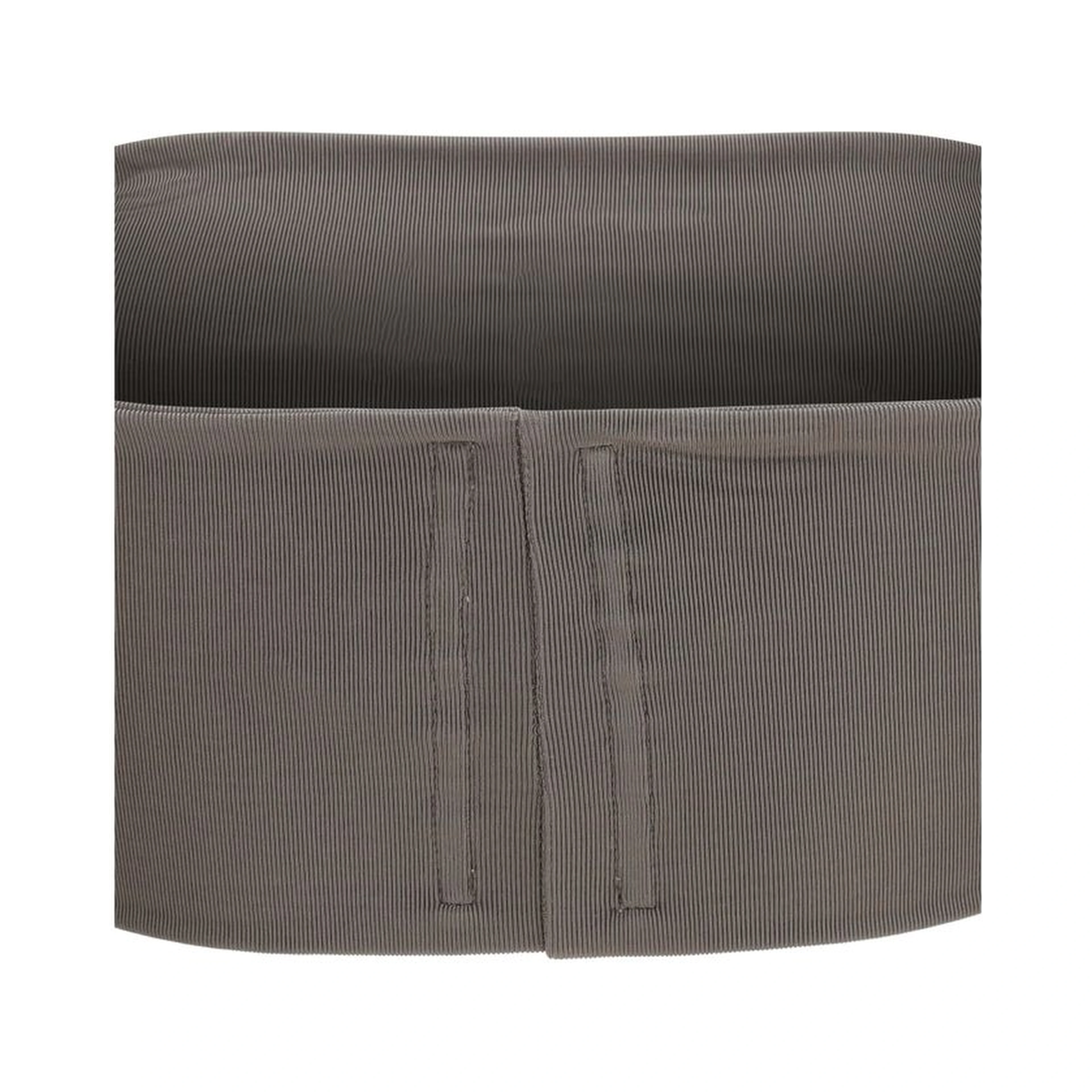 Gray Viscose Sleeveles T-Shirt