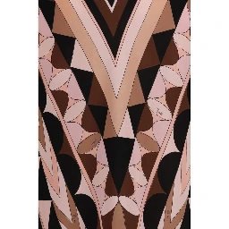 Multicolor Silk Long Dress