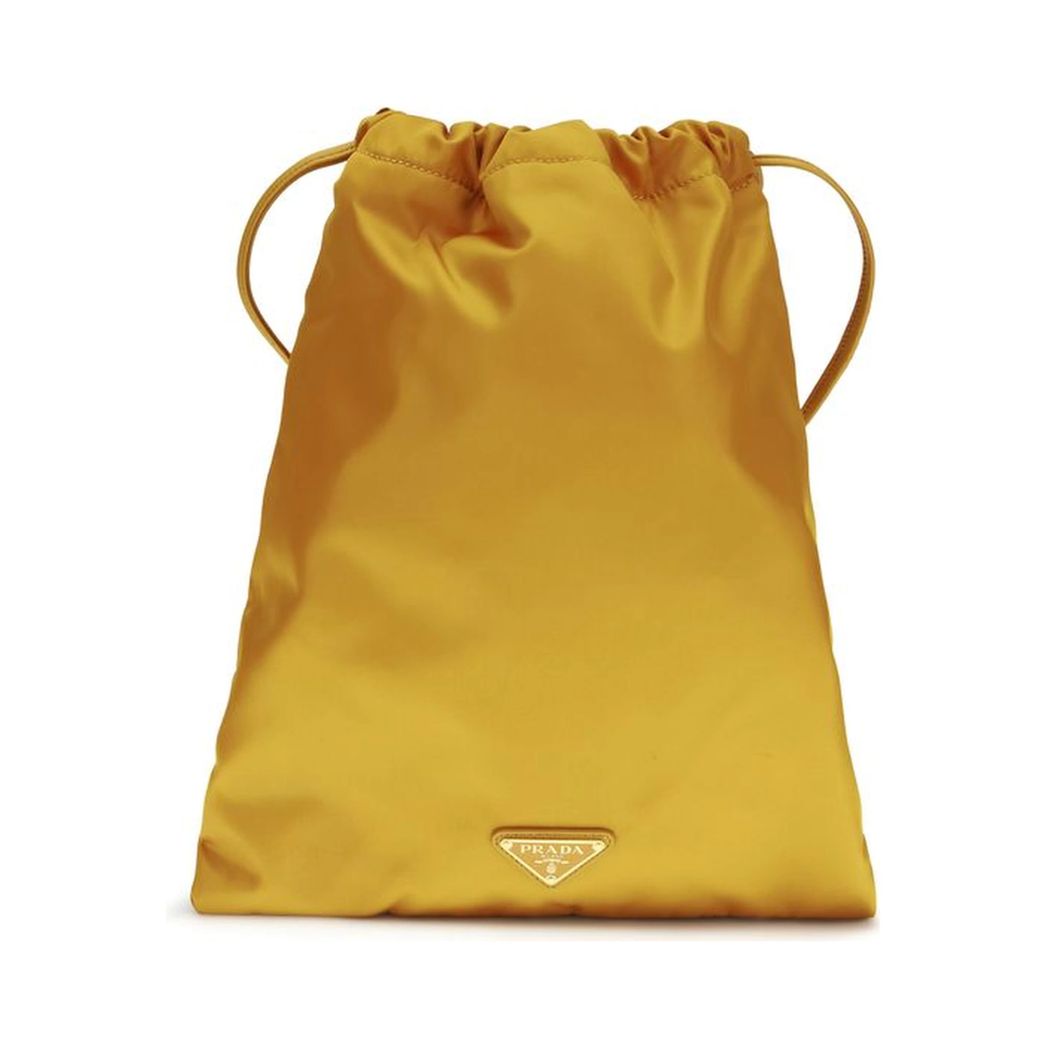 Orange Recycled Polyamide Clutch Bag