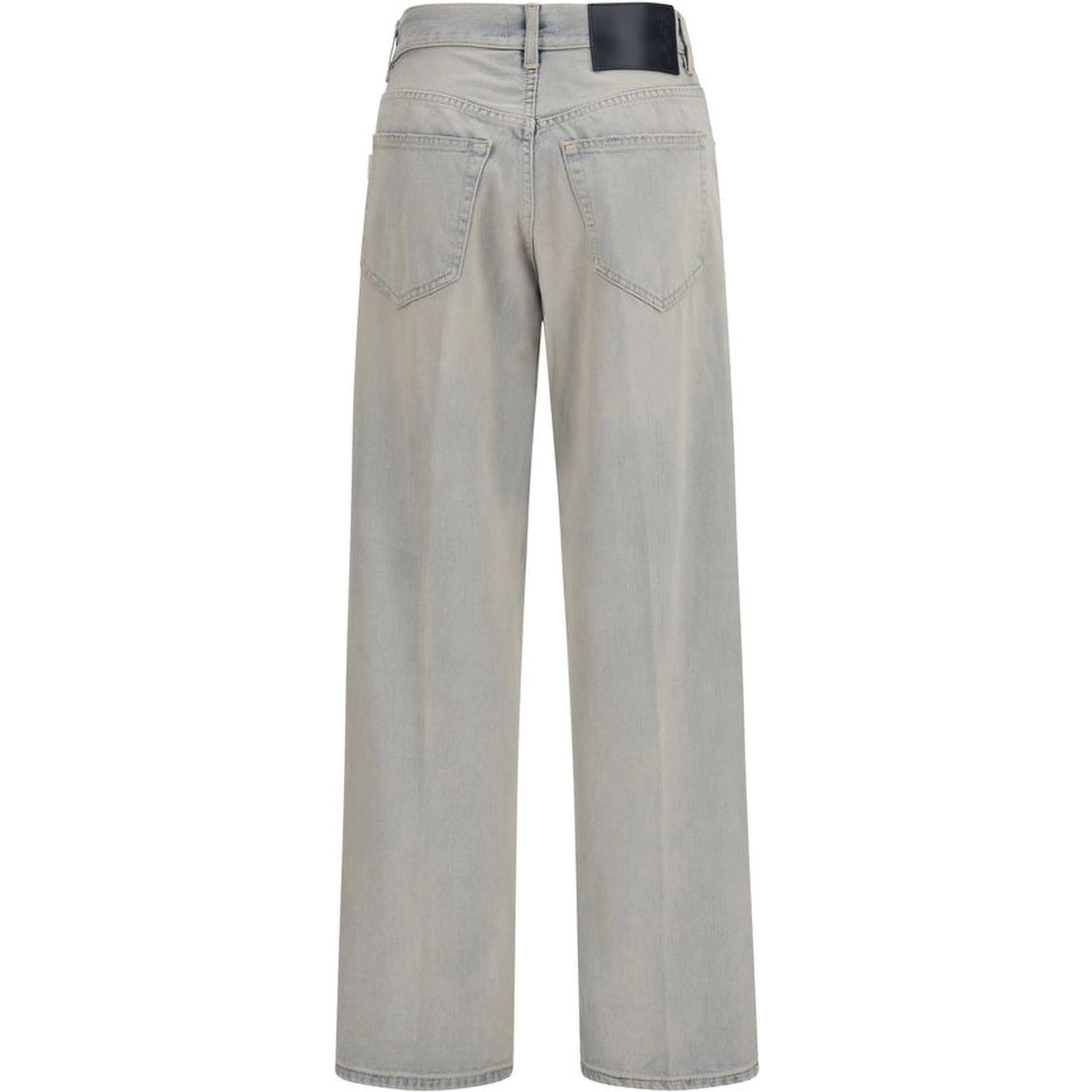 Blue Cotton Relaxed Fit Jeans