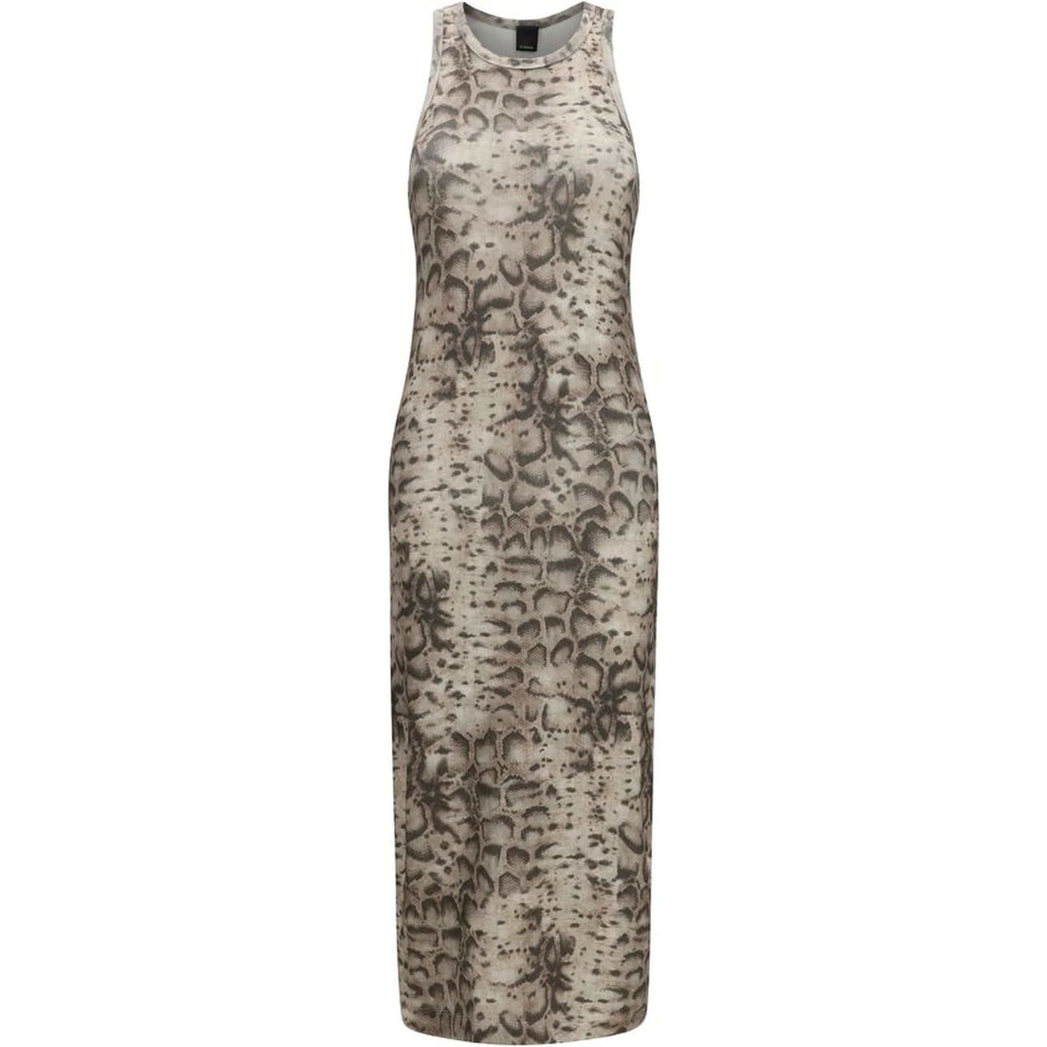 Beige Cotton Casual Dress