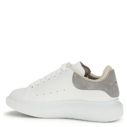White Calf Leather Bos Taurus Chunky Sneakers