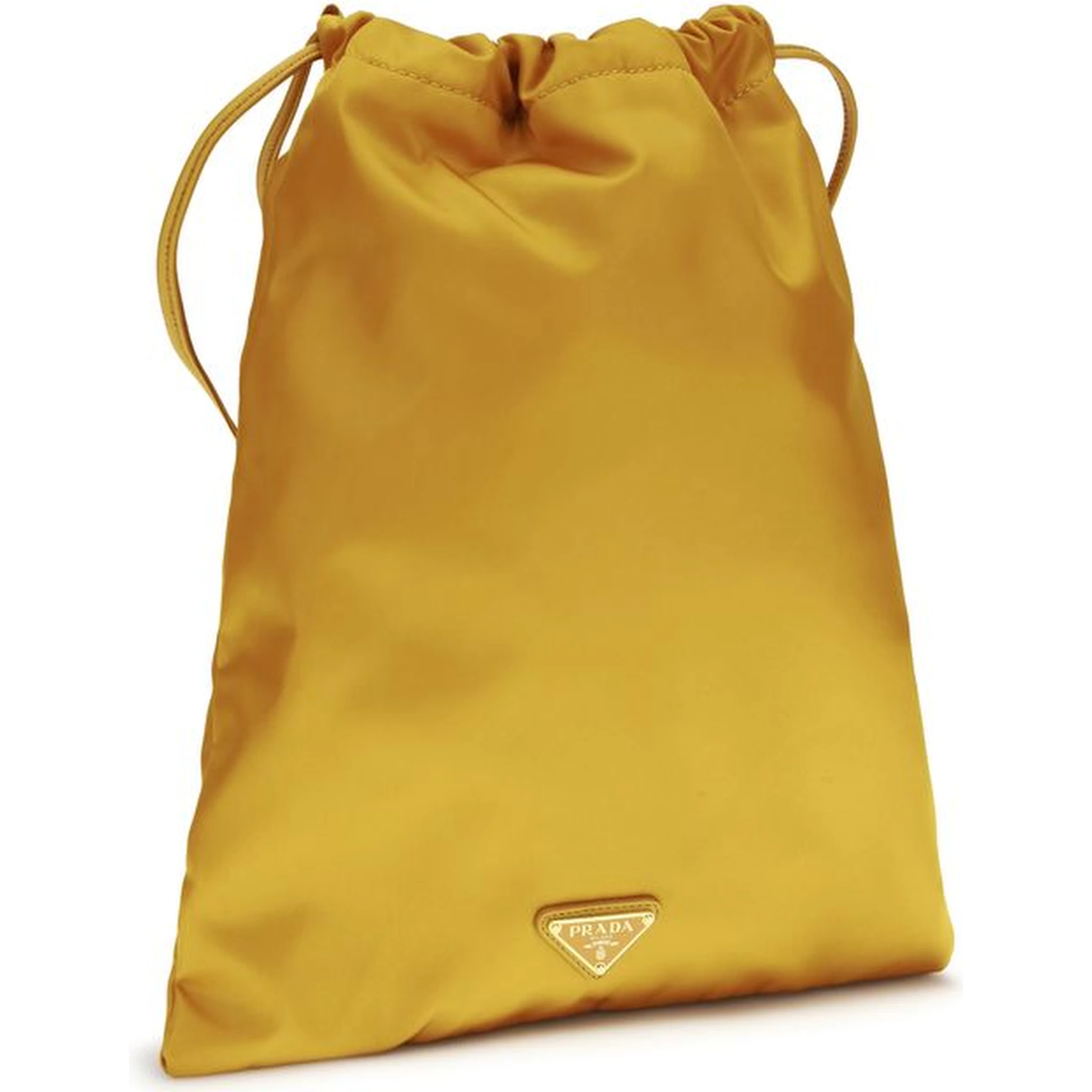 Orange Recycled Polyamide Clutch Bag