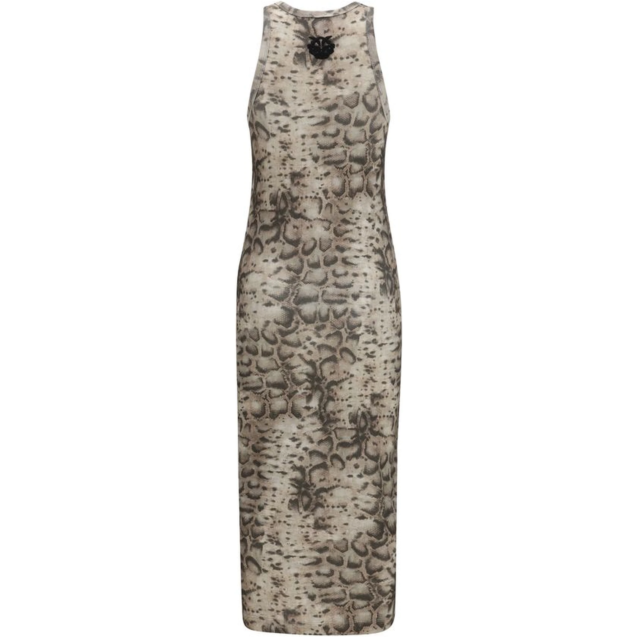 Beige Cotton Casual Dress