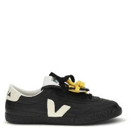 Black Calf Leather Bos Taurus Low Top Sneakers
