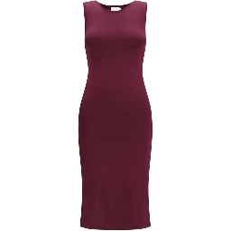Purple Silk Long Dress
