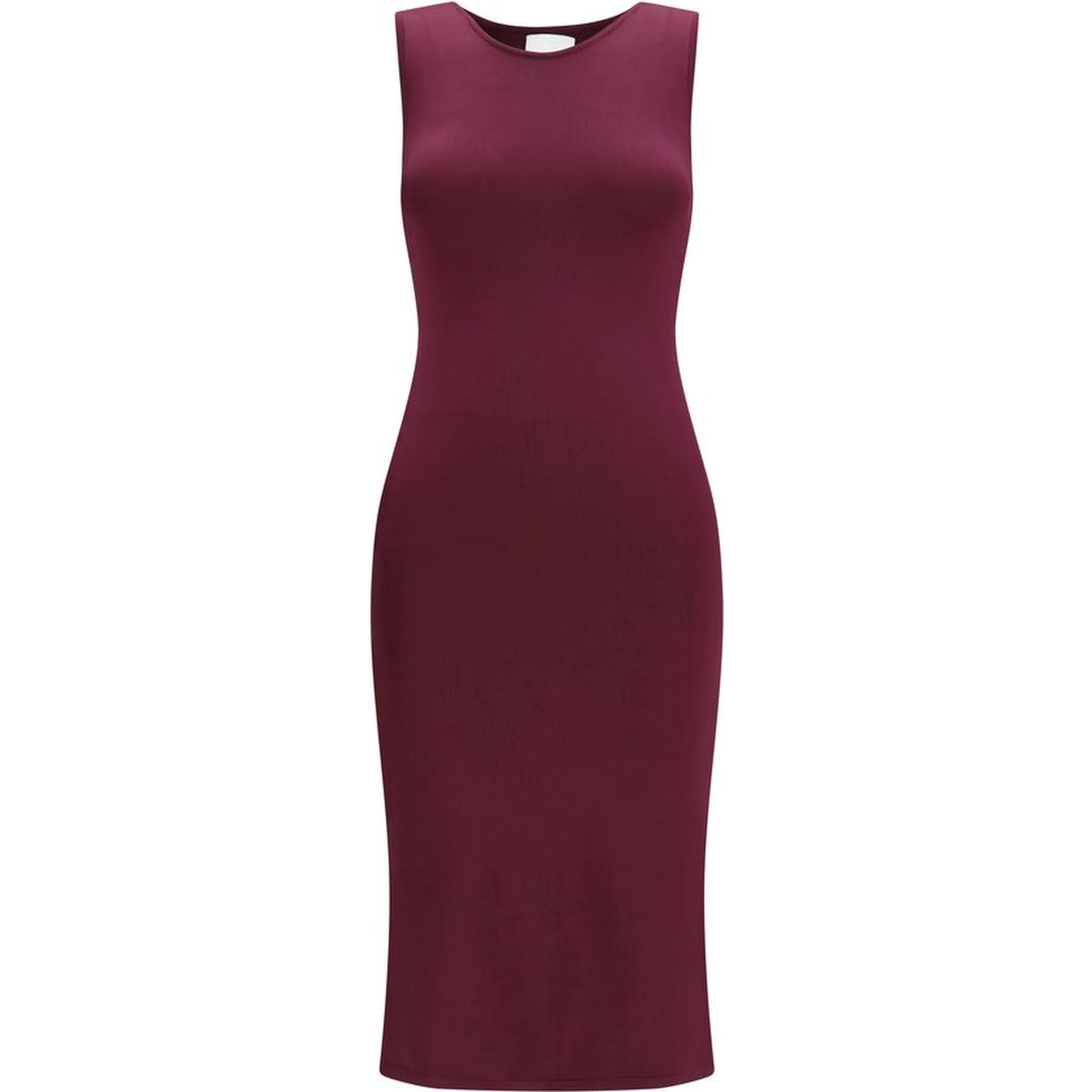 Purple Silk Long Dress