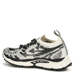 Multicolor Polyethylene Athletic Sneakers