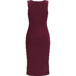Purple Silk Long Dress