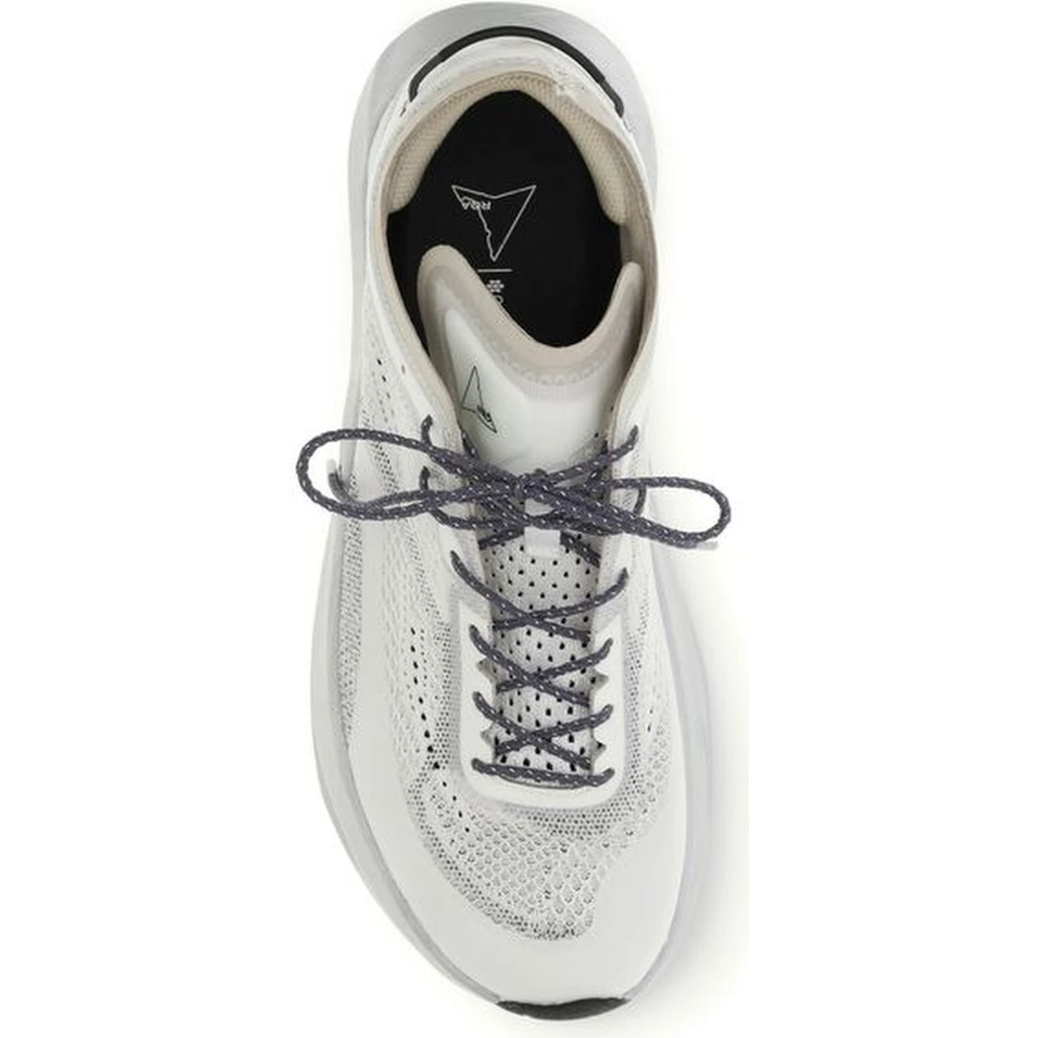 White Fabric Athletic Sneakers