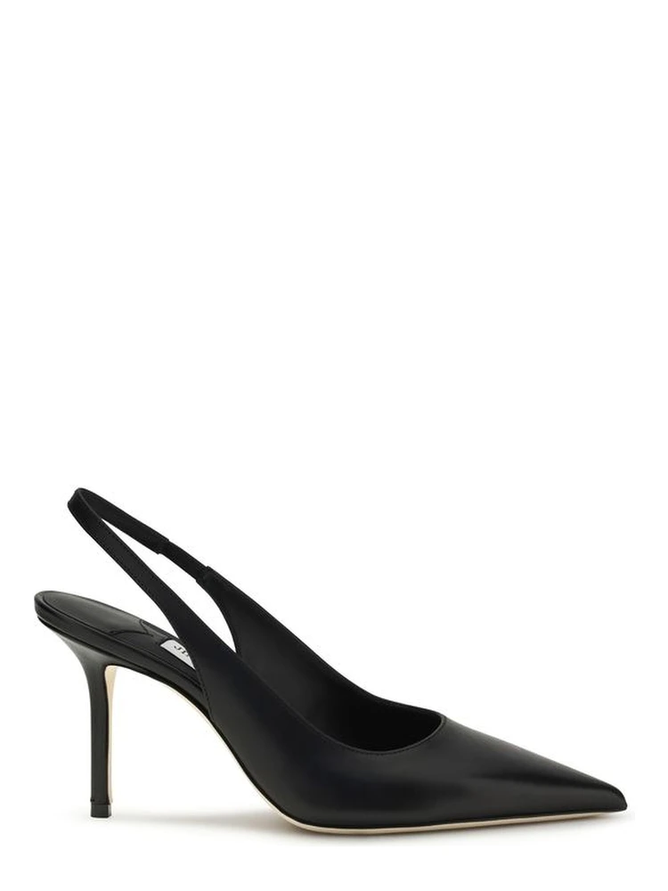 Black Calf Leather Bos Taurus Platform Pumps