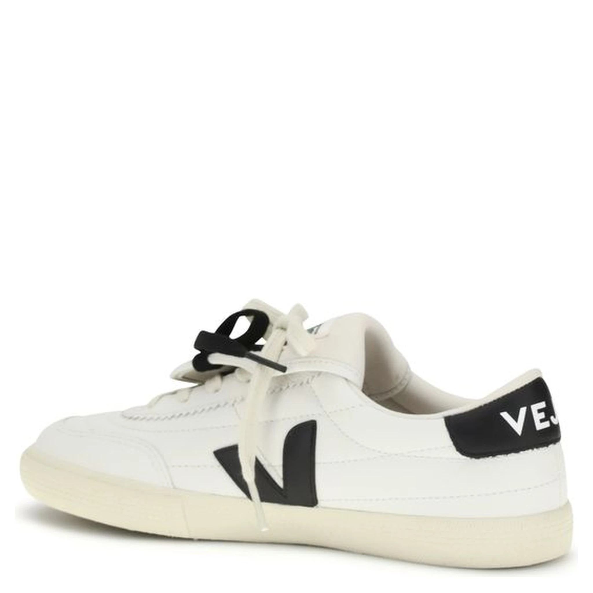 White Calf Leather Bos Taurus Sneakers
