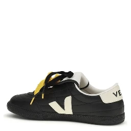 Black Calf Leather Bos Taurus Low Top Sneakers