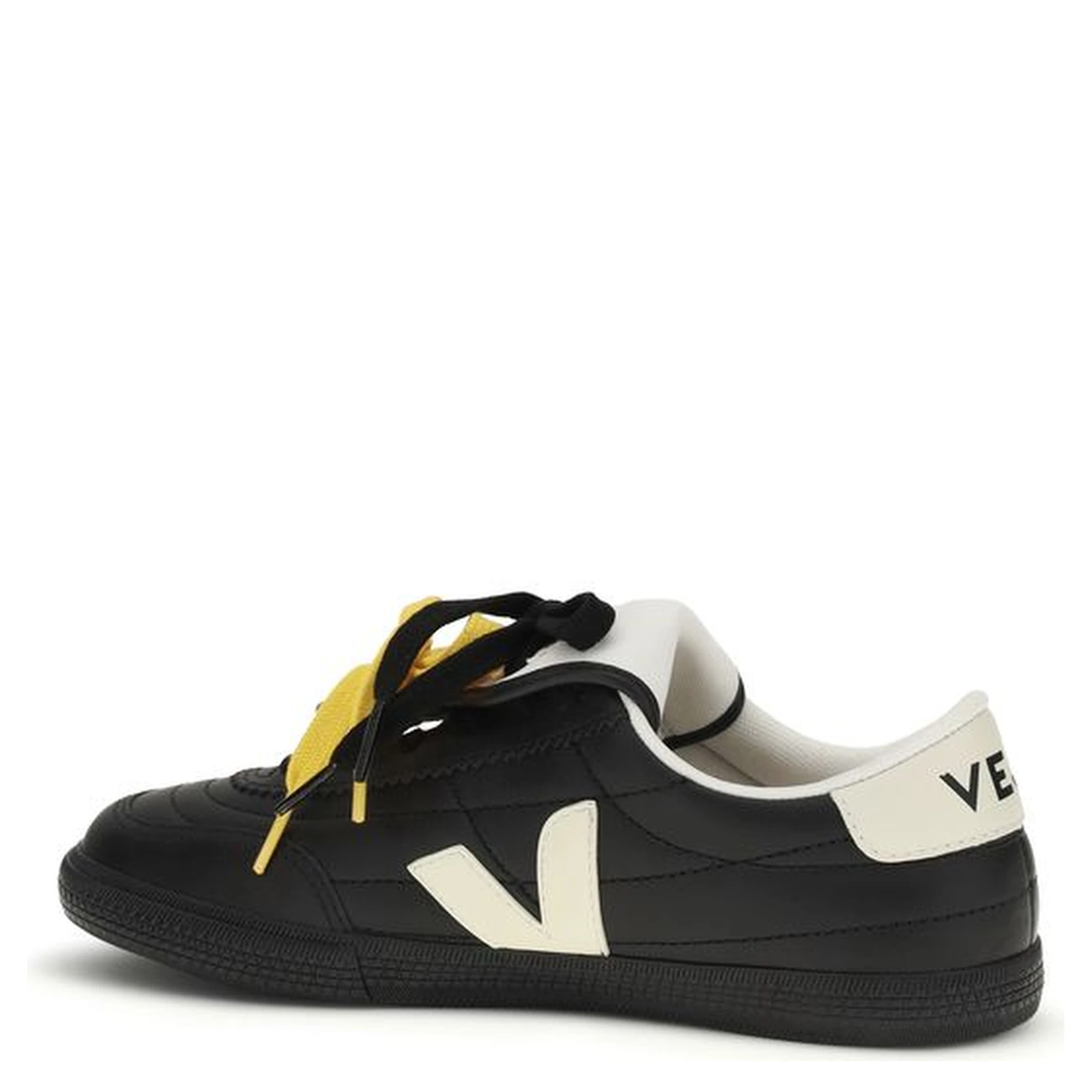 Black Calf Leather Bos Taurus Low Top Sneakers