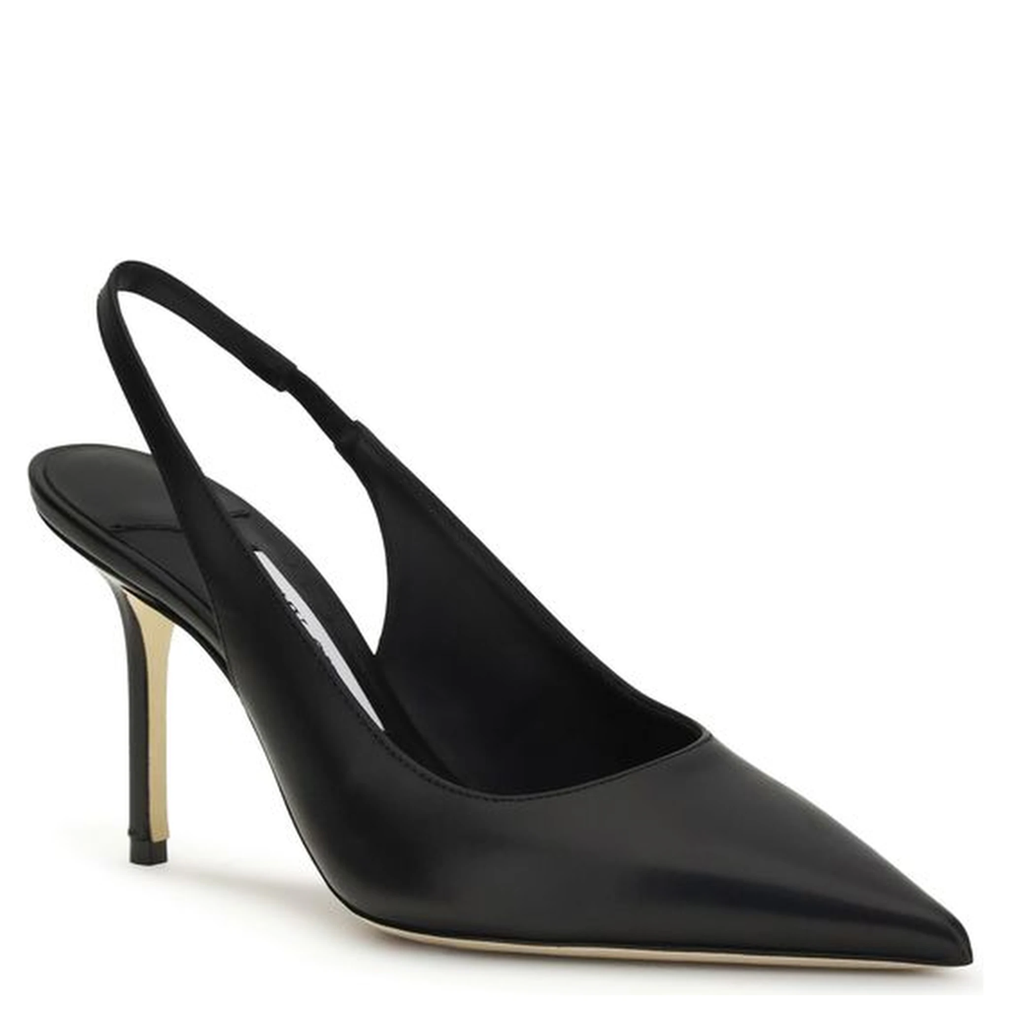 Black Calf Leather Bos Taurus Platform Pumps