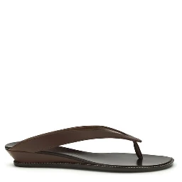 Brown Calf Leather Bos Taurus Platform Sandals