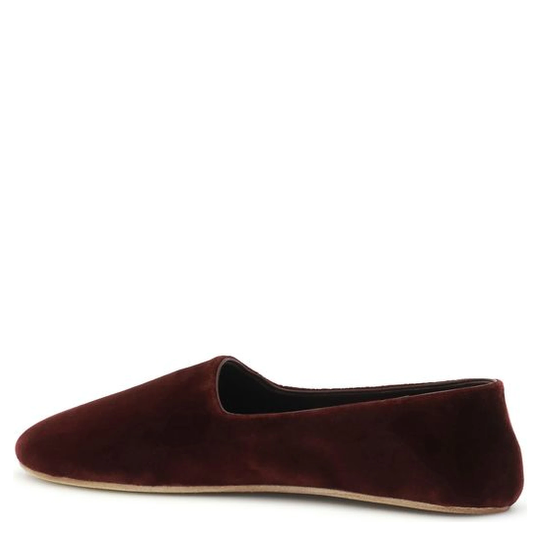 Bordeaux Cotton Slip-On Loafers
