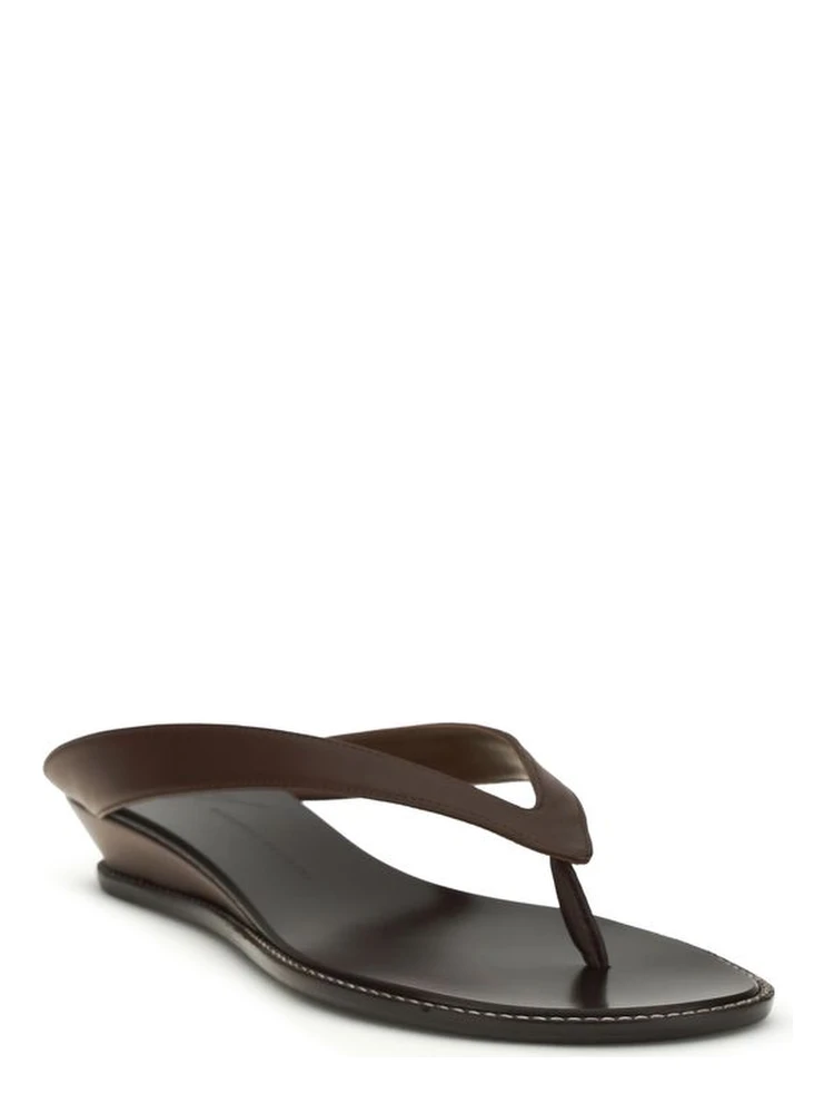 Brown Calf Leather Bos Taurus Platform Sandals alternative