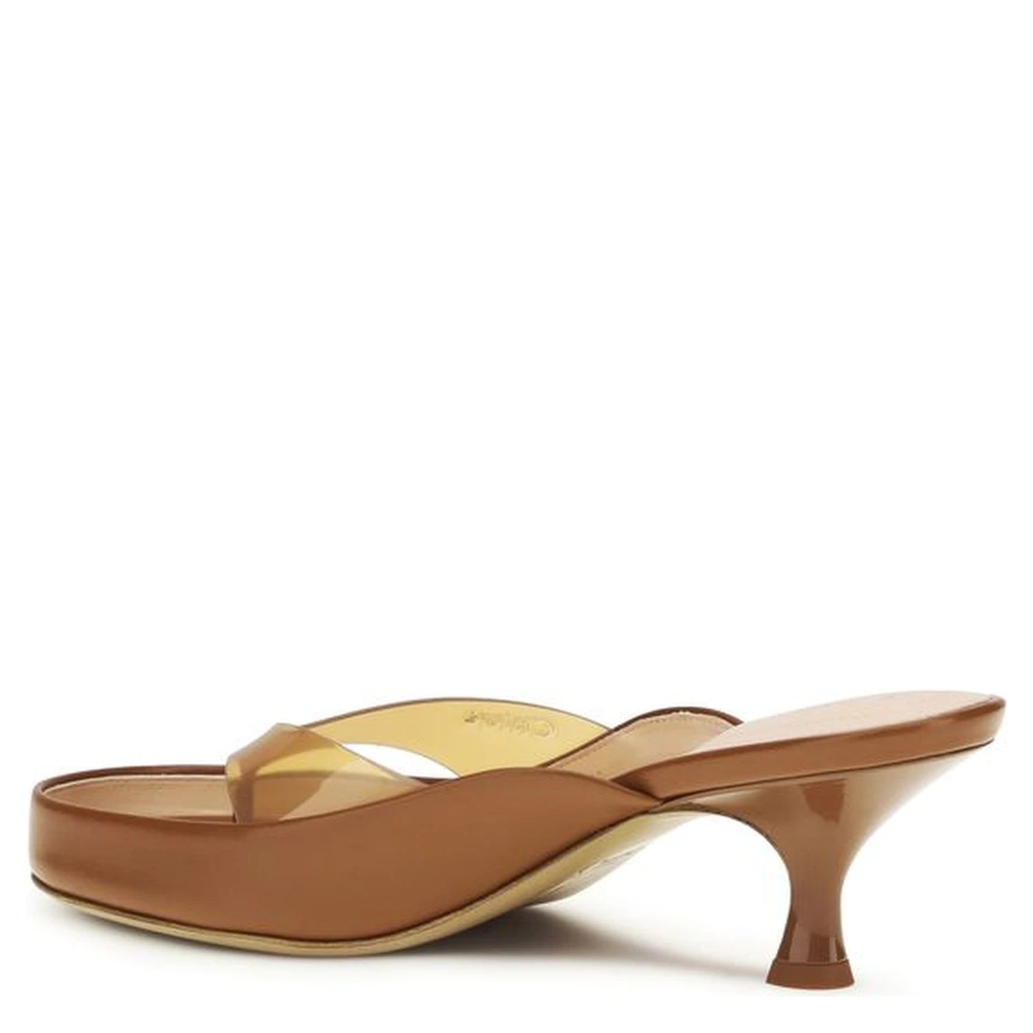 Brown Calf Leather Bos Taurus Stiletto Heel Sandals