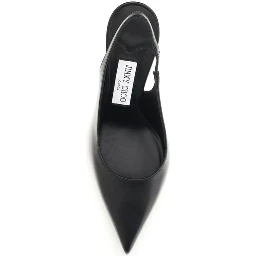 Black Calf Leather Bos Taurus Platform Pumps