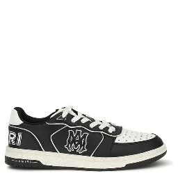 Black Calf Leather Bos Taurus Low Top Sneakers