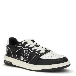 Black Calf Leather Bos Taurus Low Top Sneakers