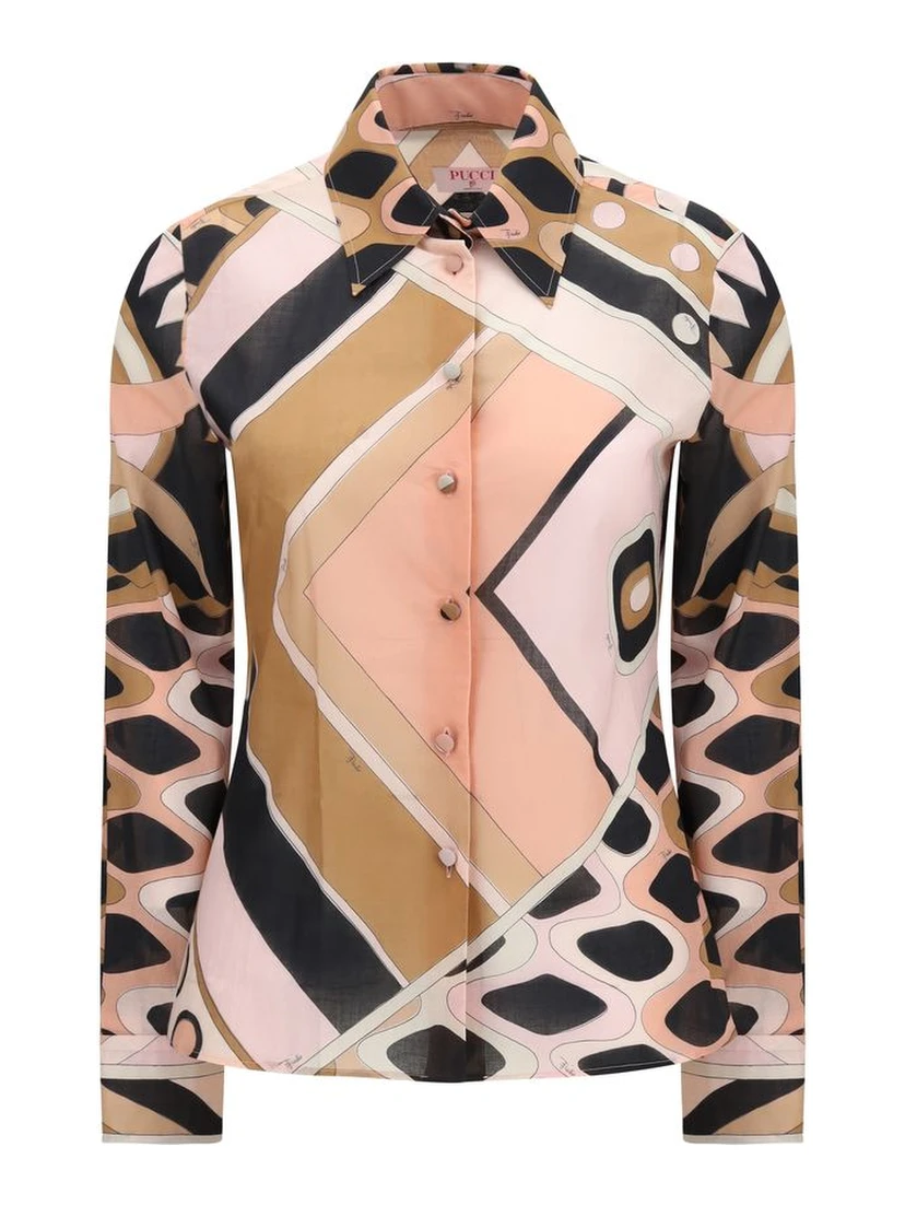Multicolor Cotton Pattern Shirt