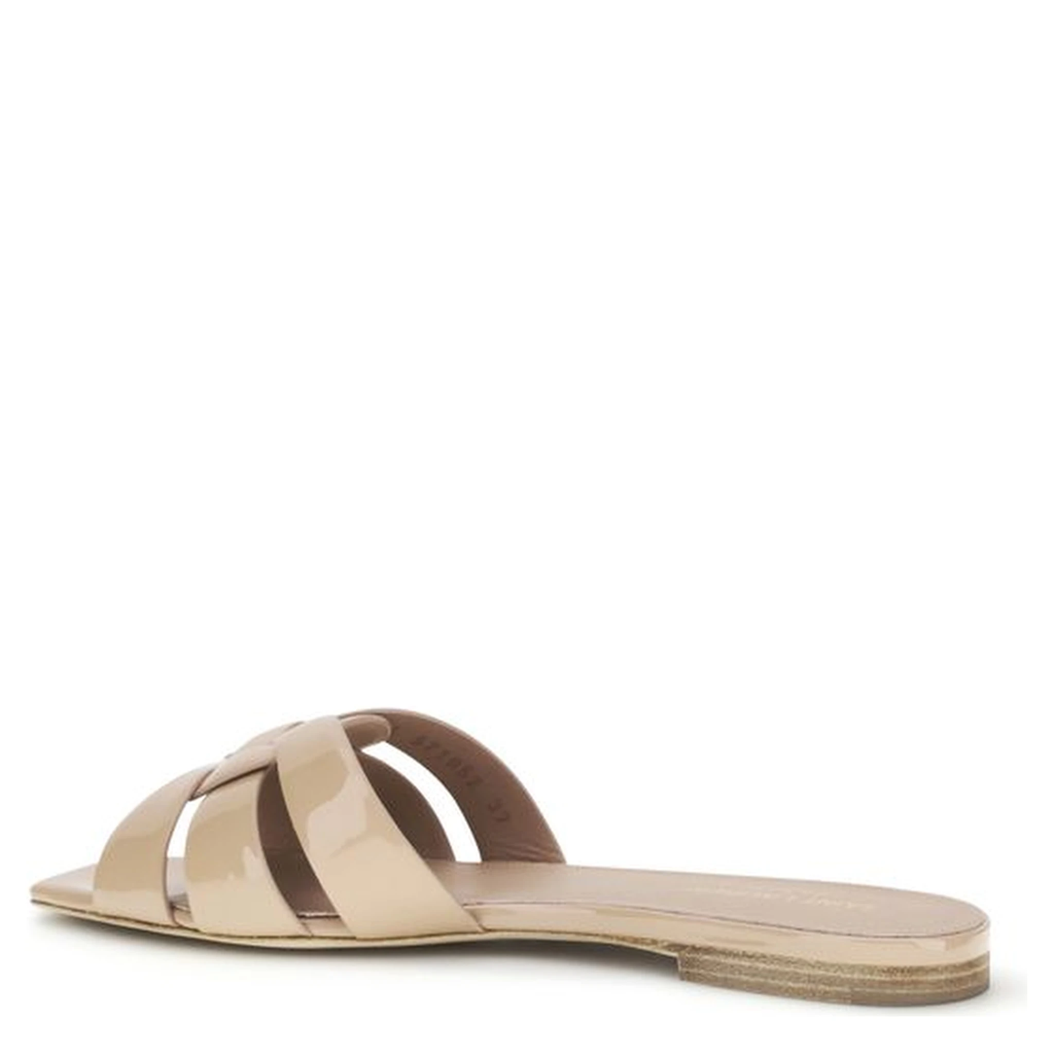 Multicolor Calf Leather Bos Taurus Flat Sandals