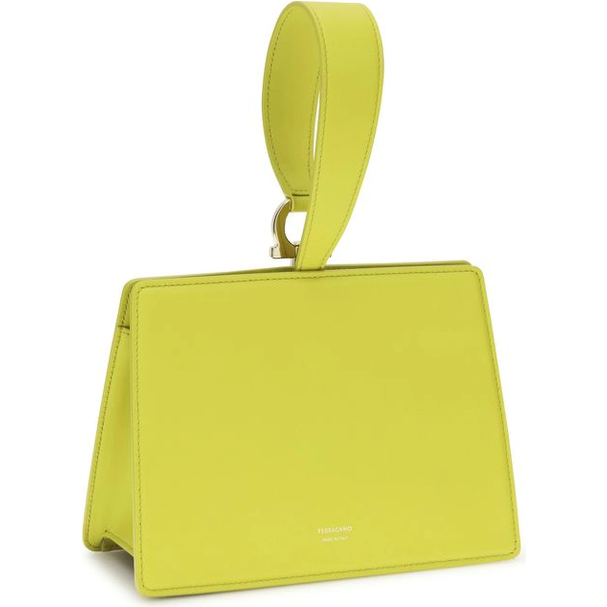 Bicolor Calf Leather Bos Taurus Clutch Bag