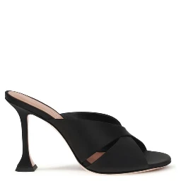 Black Silk Sandals