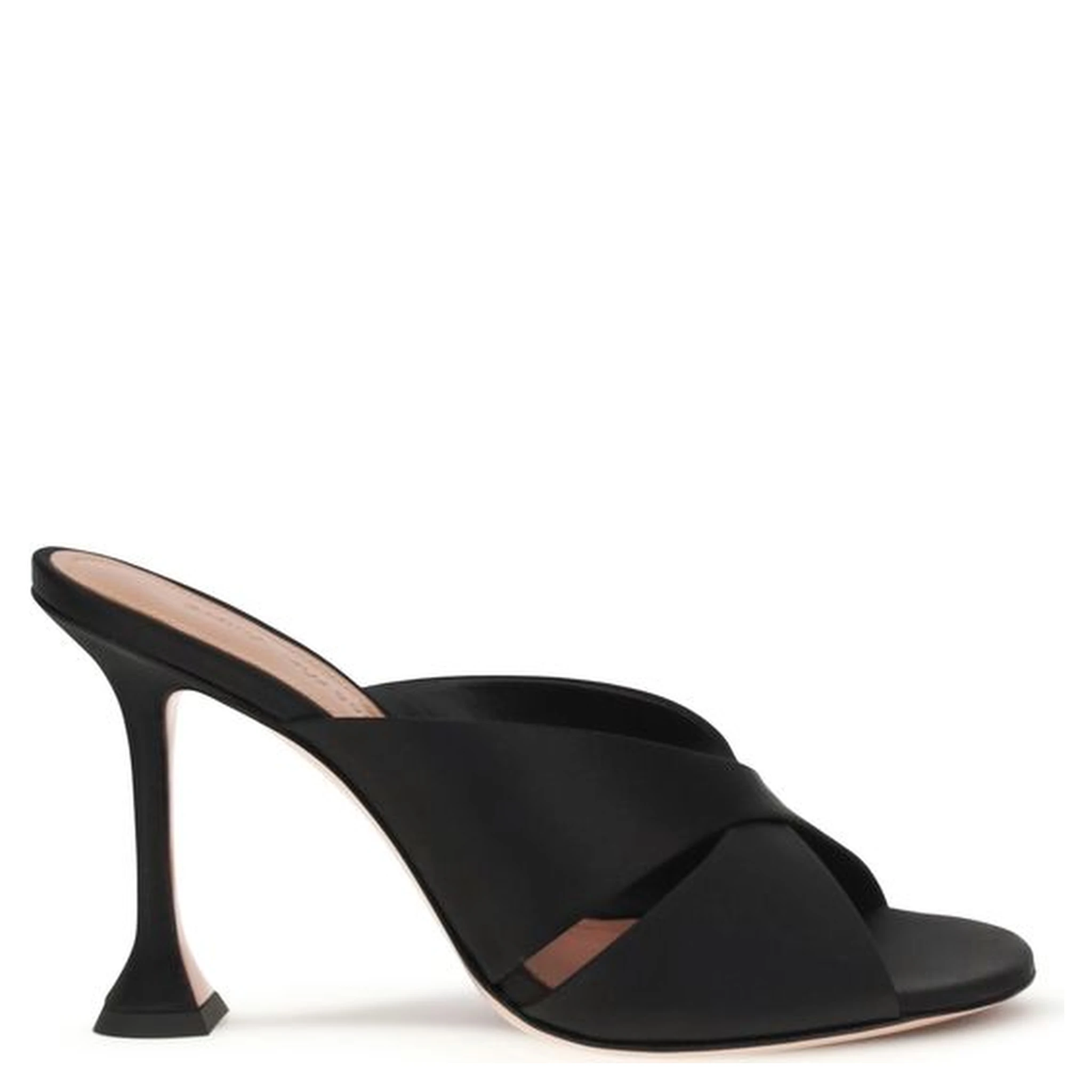 Black Silk Sandals