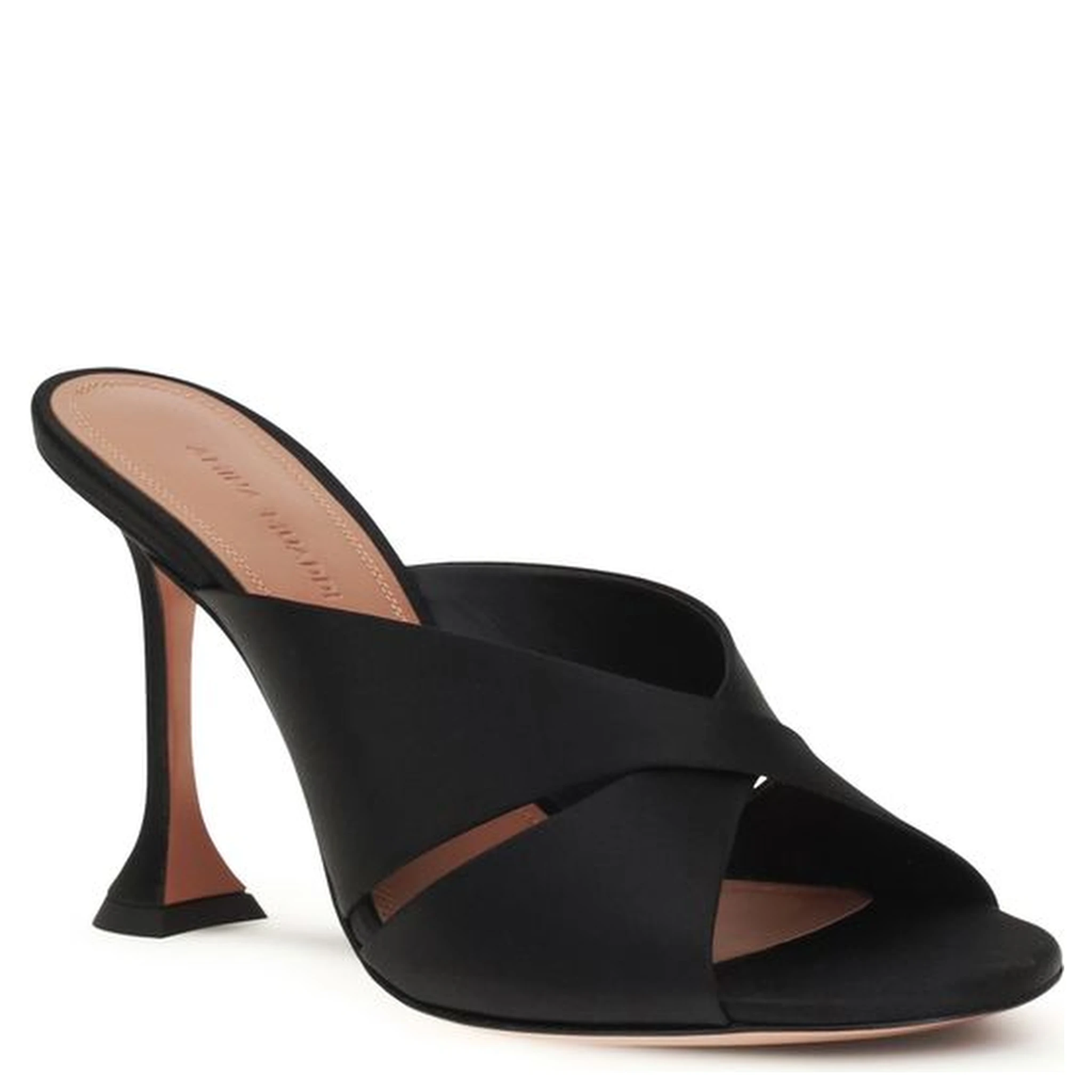 Black Silk Sandals