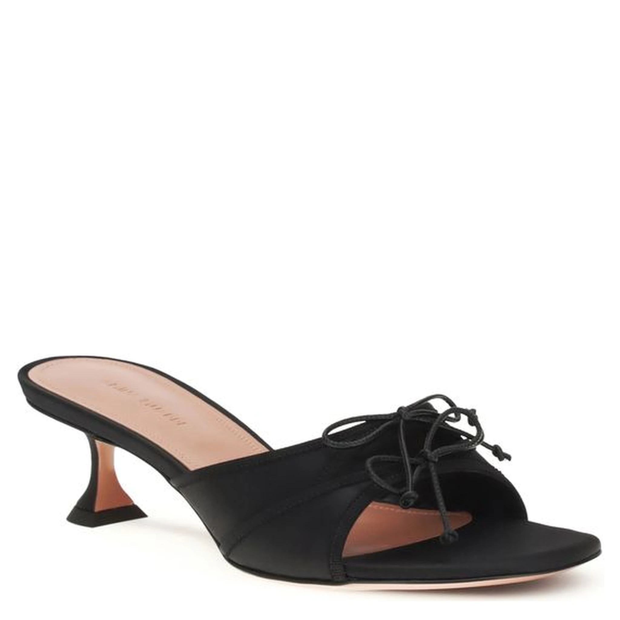 Black Silk Sandals