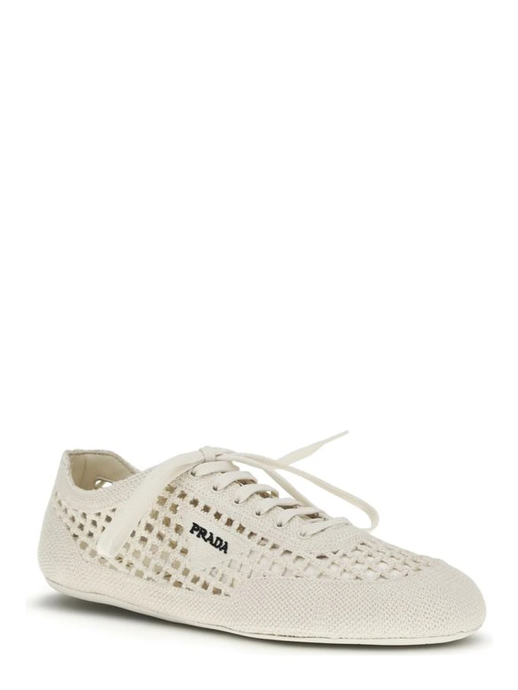 Beige Fabric Low Top Sneakers alternative